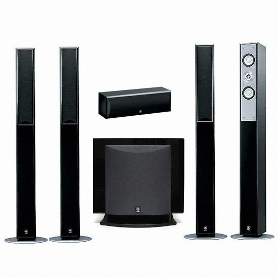 야마하 NS-125 Plus (YST-FSW100P) + 소니 AV리시버 (STR-DE400)_이미지