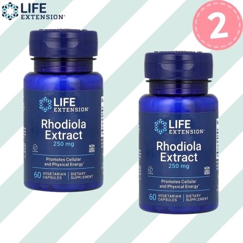 라이프익스텐션 로디올라 추출물 250mg 60캡슐 (2개)_이미지