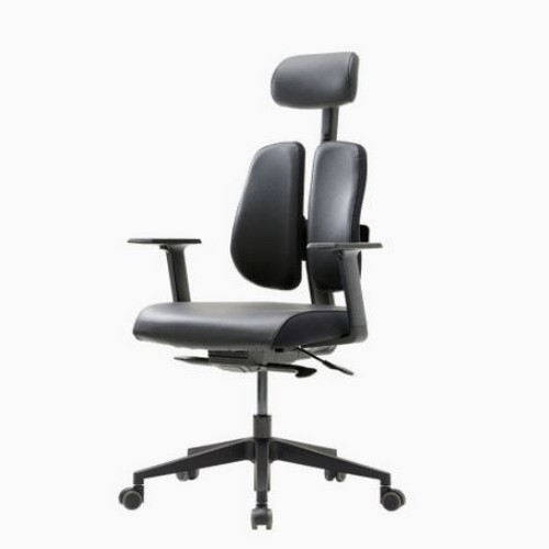 듀오백 D2500G-DASL 인조가죽 사무용 컴퓨터 책상 의자_이미지