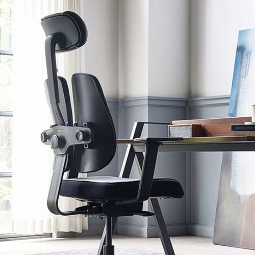 듀오백 D2500G-DASL 인조가죽 사무용 컴퓨터 책상 의자_이미지