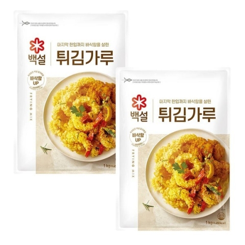 백설 튀김가루1kg x 2봉지 1kg 2개