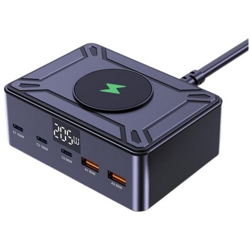 Ueetop PD PPS 205W 5포트 GaN 유무선충전기 해외구매