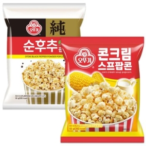 팝콘 2종 (순후추55g + 콘크림스프55g)