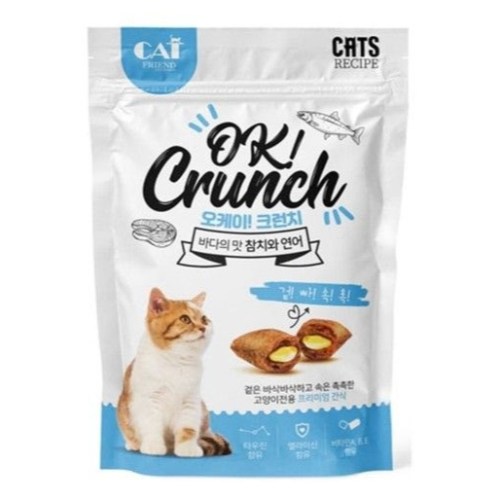[불명] 오케이 크런치 참치와 연어 60g (10개)