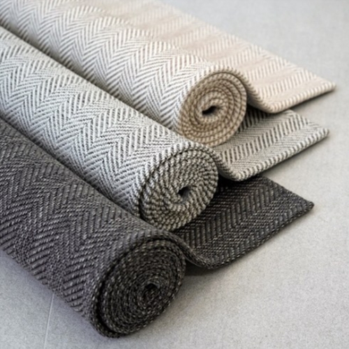 노미아 먼지없는 헤링본 러그 (100x100cm)_이미지