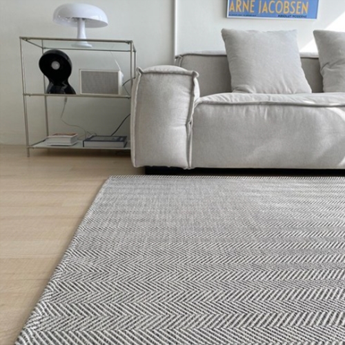 링크온 노미아 먼지없는 헤링본 러그 (100x100cm)