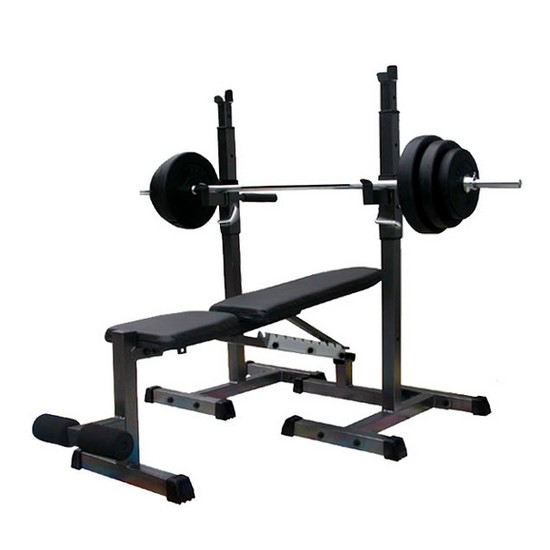 헬스타운 프리 만능 벤치 세트 (70kg)