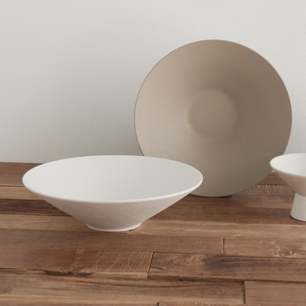 네오플램 밀란 도자기 파스타볼 화이트 1개