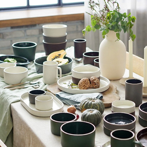 메종오브제 윤도자기 차곡 6인 홈세트 39P_이미지