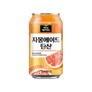 코카콜라음료 미닛메이드 자몽에이드 탄산 355ml (5개)_이미지