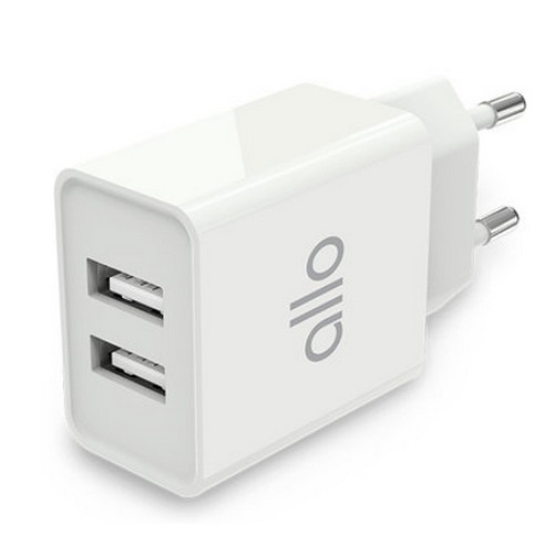 알로코리아 12W 2포트 충전기 UC201