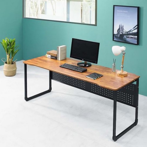  누마 레오 타공판형 컴퓨터 책상 A형 [1500x710]