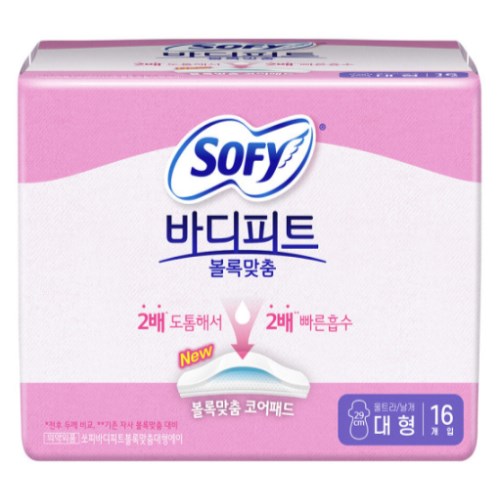 쏘피 바디피트 볼록맞춤 대형 16개 (18팩(288개))_이미지