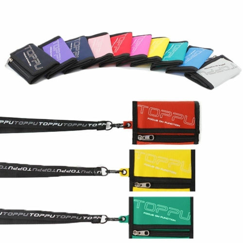 캐주얼 지갑 패션 카드 현금 수납 찍찍이 목걸이형 4800610