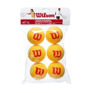<b>윌슨</b> Sporting Goods 스타터 폼 유스 <b>테니스</b> <b>공</b>, 6개입 116780