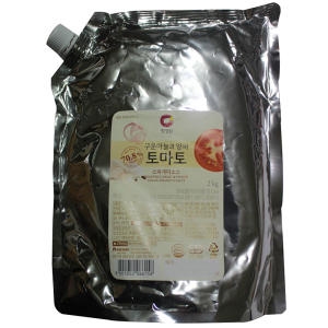 대상 청정원 구운마늘과 양파 토마토 스파게티 소스 2kg (5개)