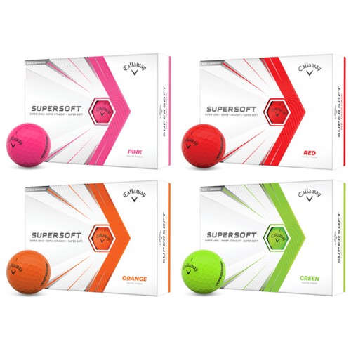 캘러웨이  2021 슈퍼소프트 21 (무광컬러공, 12개)