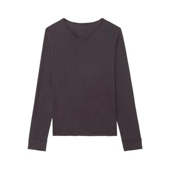 쟈딕앤볼테르 몬사티르 헨리 버튼 디테일 티셔츠 149049614_이미지