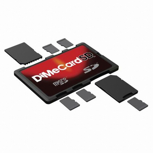DiMedium DiMeCard Writable Label MicroSD/SD 카드 홀더 (해외구매)_이미지