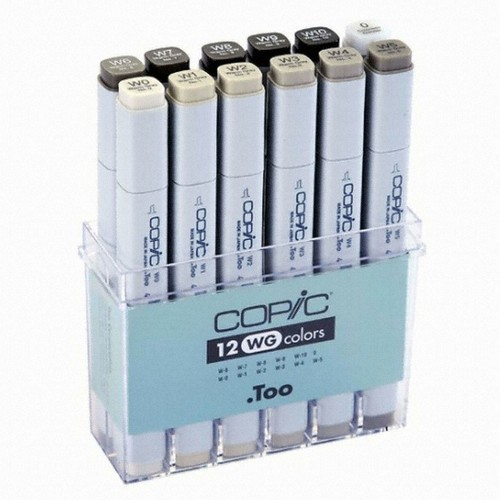 코픽 클래식 트윈 마카 세트 12색