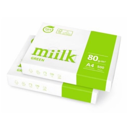 한국제지 밀크 그린 복사용지 A4 80g (1,000매)_이미지
