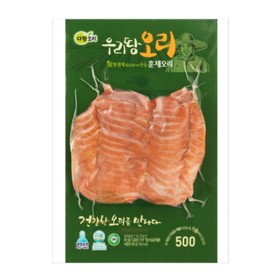 팜덕 다향 우리땅오리 훈제오리 500g (2개)
