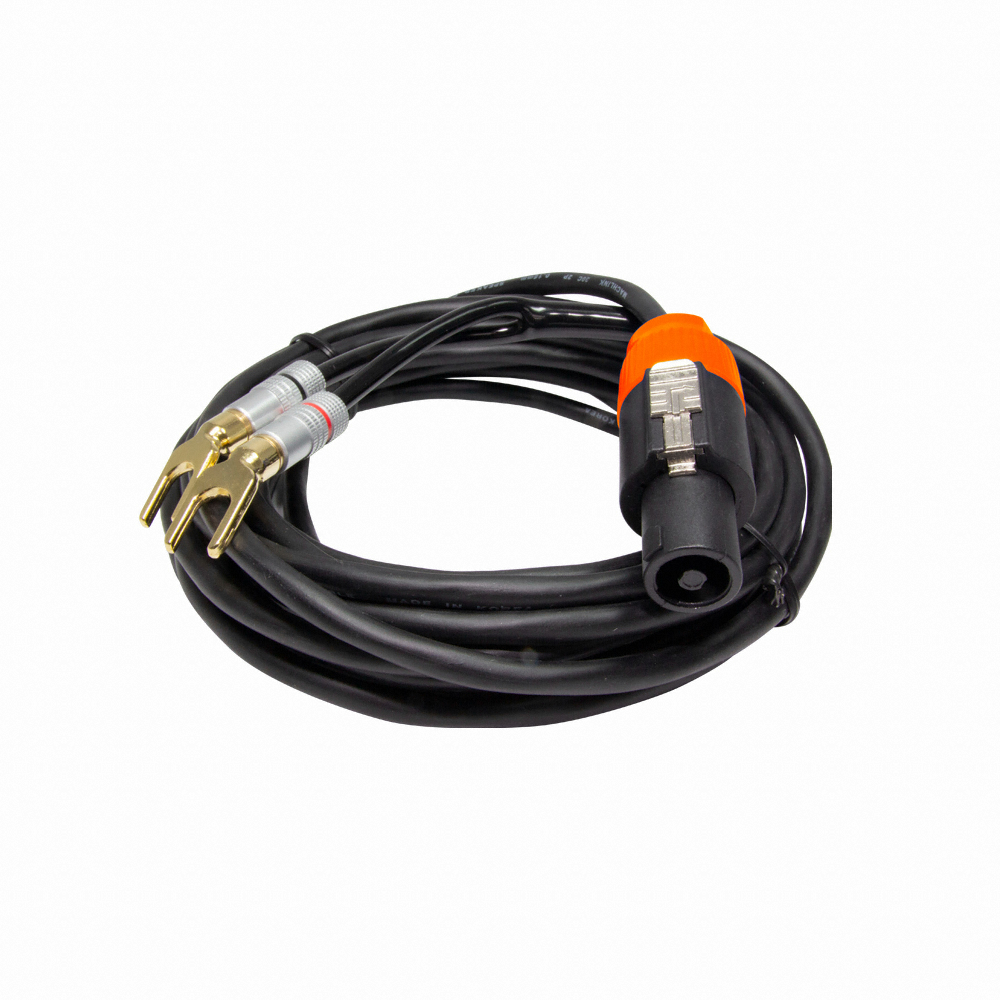 마하링크 국산 블랙 50C 콤보 스피콘 TO 말굽 케이블 (ML-B5SM10, 10m)_이미지