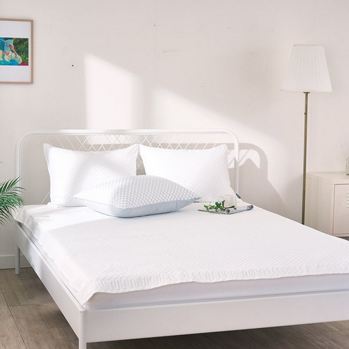 샤이닝홈 아밍 체스 냉감 밴딩 침대패드 (킹 K)