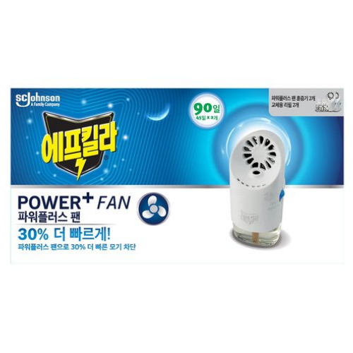 파워플러스 팬 훈증기 x 2개 + 무향 리필 45일 x 2개
