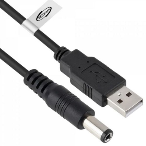 강원전자 NETmate NMC-UP251024B USB to DC 5.5x2.5 케이블 (1m)_이미지