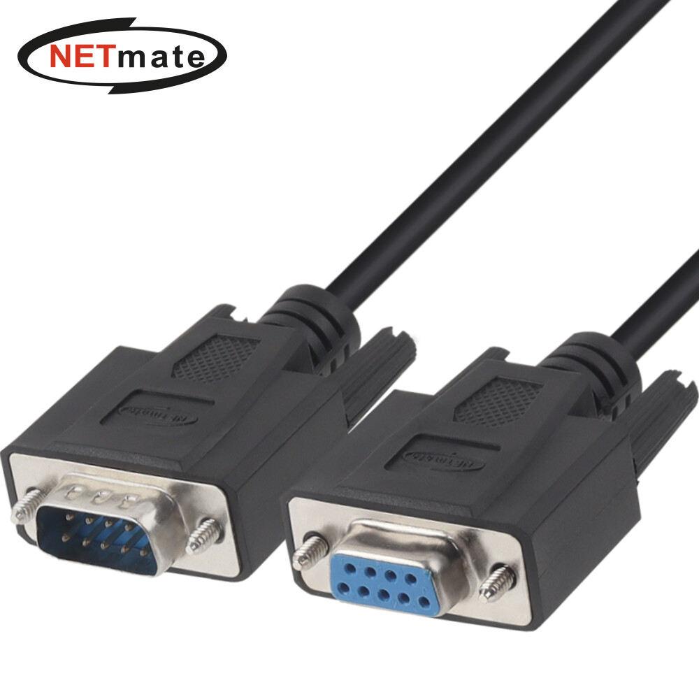 강원전자 NETmate RS232 시리얼 9핀 연장 케이블 (NMC-SMF30B, 3m)_이미지