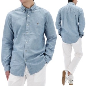 폴로랄프로렌 폴로 클래식핏 인디고 샴브레이 셔츠_710792042 0