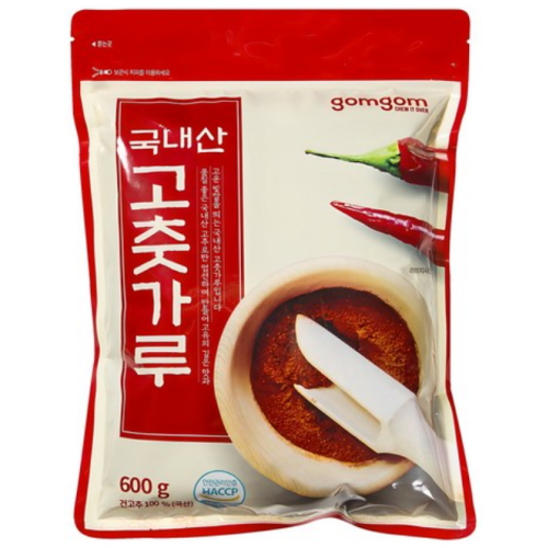 곰곰 국내산 고춧가루 600g (2개)_이미지