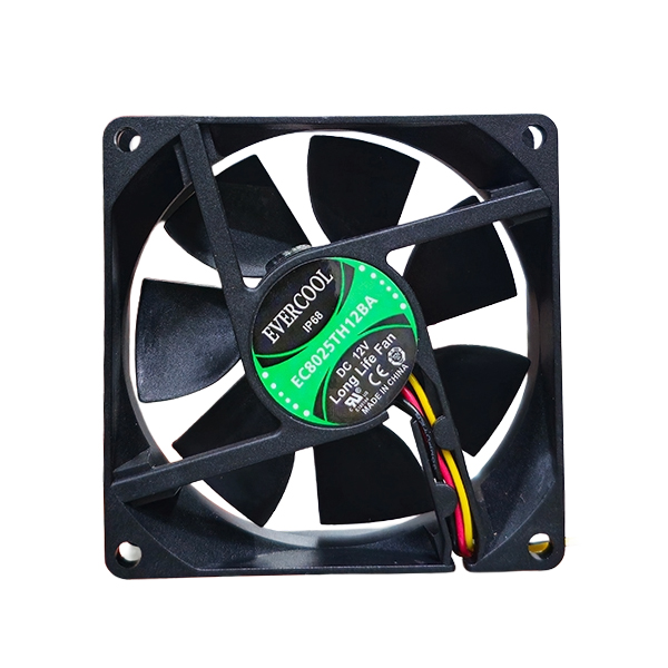 EVERCOOL EC8025TH12BA IP68 방수팬_이미지