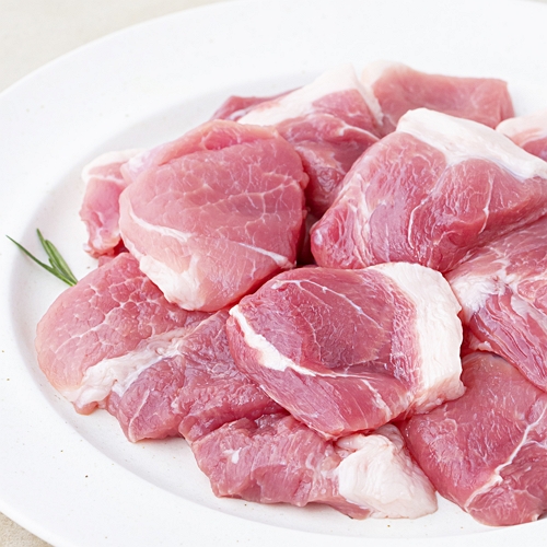 쿠팡 곰곰 한돈 앞다리살 찌개용 500g (5개)_이미지