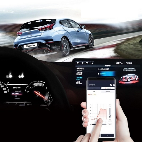 한라홀딩스 만도 전자제어 서스펜션 튜닝 모듈 SDC ECS10