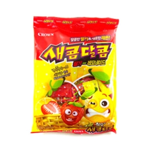 크라운제과 새콤달콤 딸기 레모네이드 200g (1개)_이미지