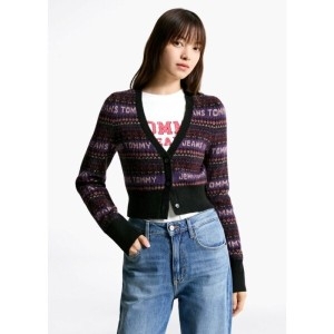 TOMMY JEANS 타미진스 여성 페어아일 가디건 T32F7KCD4_이미지