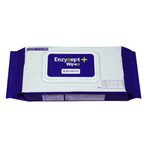 에이치피앤씨 엔지셉트 플러스 와입스 환경소독티슈 캡형 70매 (1팩)_이미지
