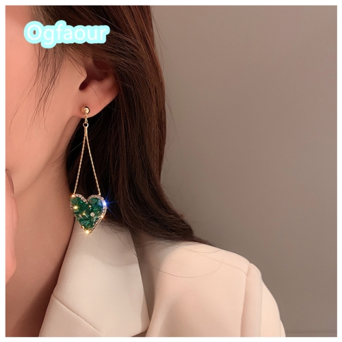 Ogfaour925 순은 귀걸이 별모양 귀걸이 신상 트렌드 세터 고급 귀걸이 S925