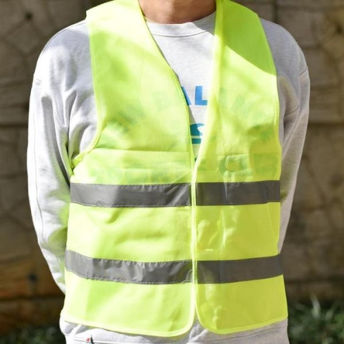 야광조끼 신호수 작업용 형광 반사조끼 공사 현장 S14395630