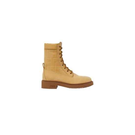  펜디 베이지 nubuck Fili 앵클 부츠 8T8858AQZHF1QPY T