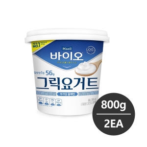 매일유업 매일바이오 그릭요거트 무가당 플레인 800g (2개)