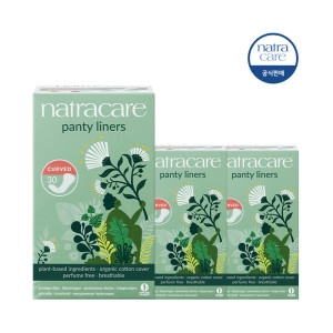 나트라케어 오가닉&내추럴 팬티라이너 커브형 30개