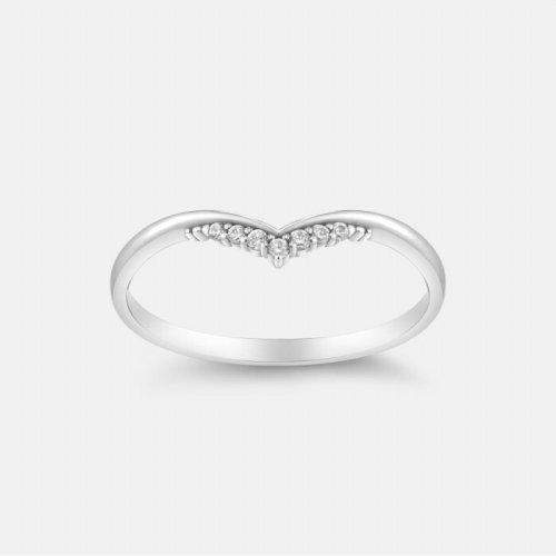 주문제작 디아만테 14K 화이트 링 A231DR3049W4A