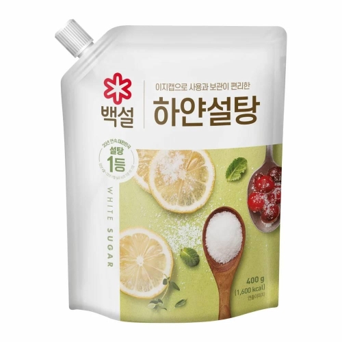백설 하얀설탕 400g이미지입니다. 누르면 해당 게시물로 새창이동합니다.