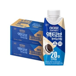 일동후디스 하이뮨 프로틴 밸런스 액티브 쿠키앤크림 250ml (36개)