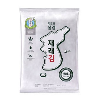 성경식품 지도표성경김 재래김 30g