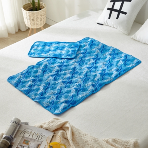 카이르 대나무 숲 쿨매트+베개 (베개1개, 60x90cm)_이미지
