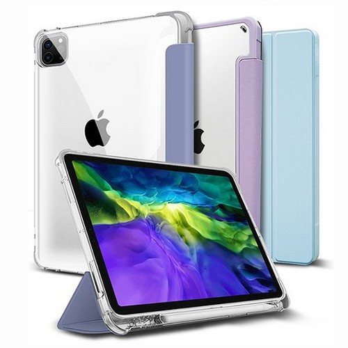 더하기 고부기 iPad Pro 11 2세대 애플펜슬 수납 스마트 커버 케이스